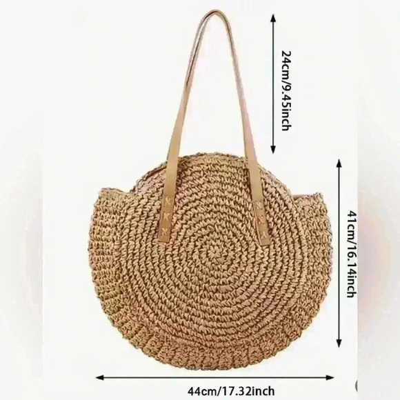 Woman’s circular woven bag - Picture 4 of 4